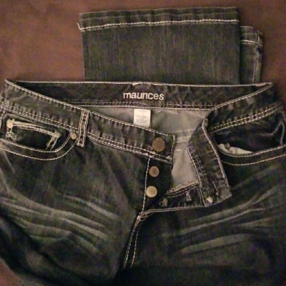 Worn only a couple of times. Botton Fly Jeans